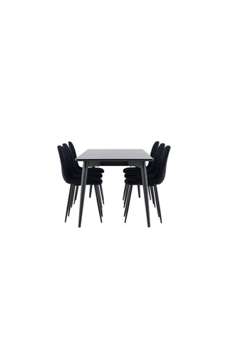 Venture Home Ellis matbord med Polar matstol