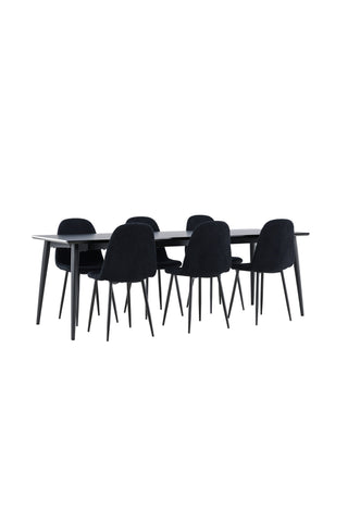 Venture Home Ellis matbord med Polar matstol