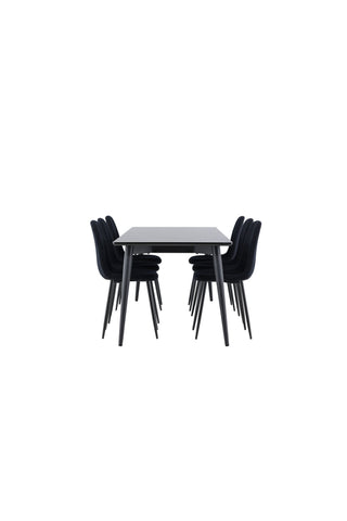 Venture Home Ellis matbord med Polar matstol