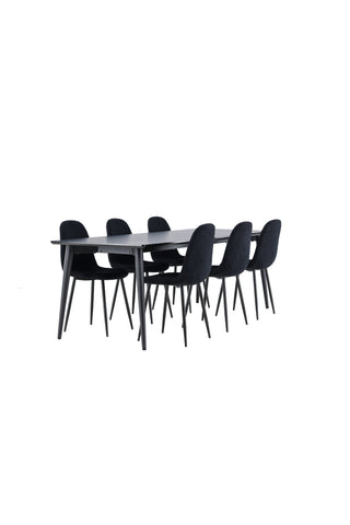 Venture Home Ellis matbord med Polar matstol