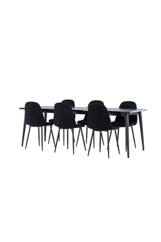 Venture Home Ellis matbord med Polar matstol