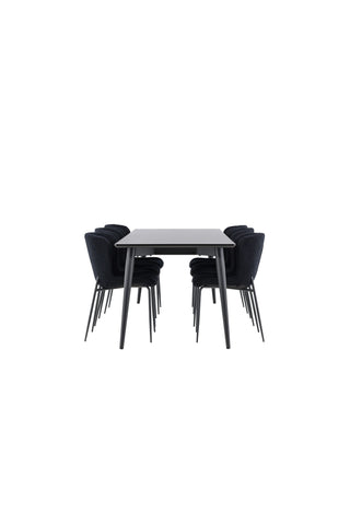 Venture Home Ellis matbord med Modesto matstol