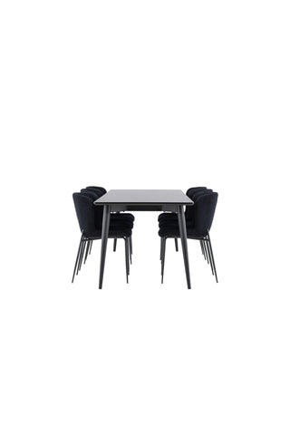 Venture Home Ellis matbord med Modesto matstol