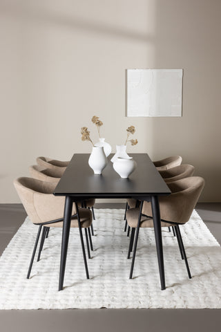 Venture Home Ellis matbord med Evelina matstol