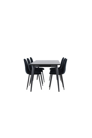 Venture Home Ellis matbord med Polar matstol