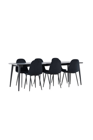 Venture Home Ellis matbord med Polar matstol