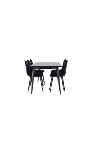Venture Home Ellis matbord med Polar matstol