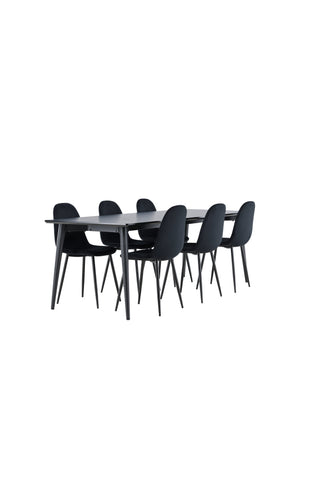 Venture Home Ellis matbord med Polar matstol