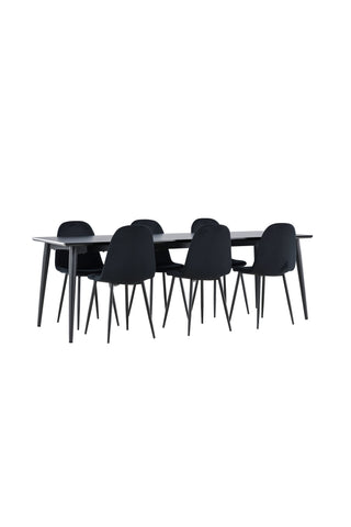 Venture Home Ellis matbord med Polar matstol