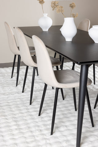 Venture Home Ellis matbord med Polar matstol