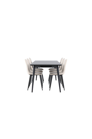 Venture Home Ellis matbord med Polar matstol
