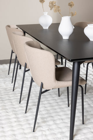 Venture Home Ellis matbord med Modesto matstol
