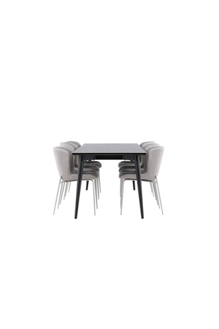 Venture Home Ellis matbord med Modesto matstol