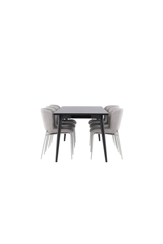 Venture Home Ellis matbord med Modesto matstol