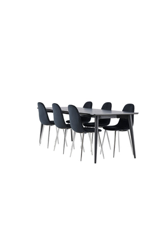 Venture Home Ellis matbord med Polar matstol