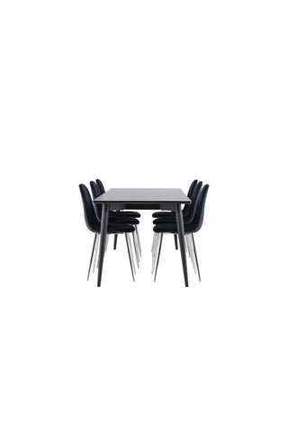 Venture Home Ellis matbord med Polar matstol