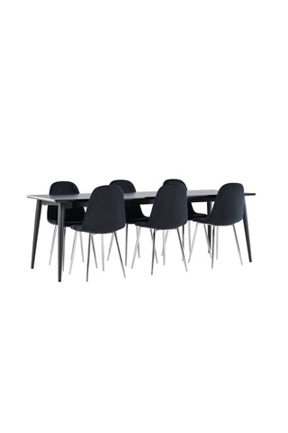 Venture Home Ellis matbord med Polar matstol