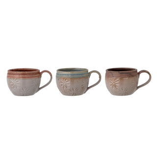 Astermugg, brun, stengods