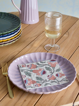 Fazila servett, ros, FSC®-blandning, papper