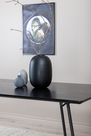 Petra Matbord - Svart / Svart Faner