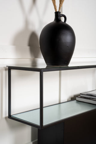 Maglehem - Hylla - Glas / Svart