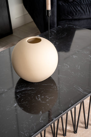 Sten - Soffbord - Artifical Stone / Svart