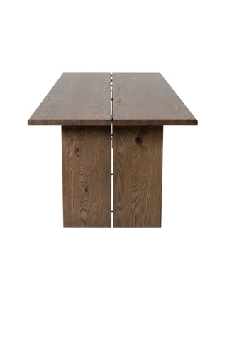 Logger Matbord - Rökt Ek - 210 cm