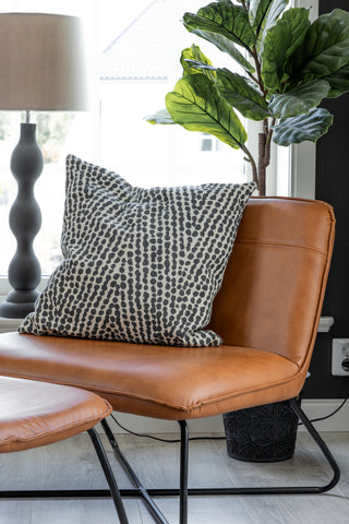 X-Lounge Chair - Brun PU