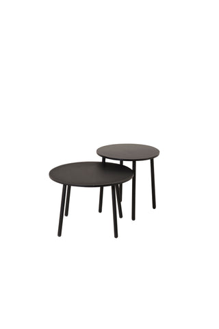 Venture Home Paola Soffset - Black Steel / Nature Wicker / Black Cushion