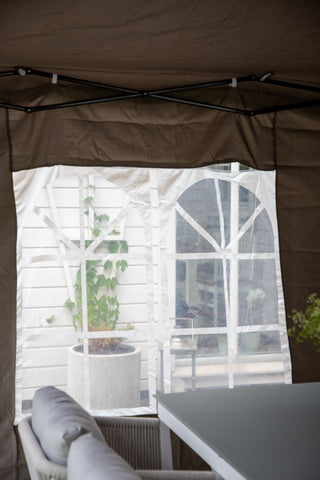 Easy up Gazebo - Brun