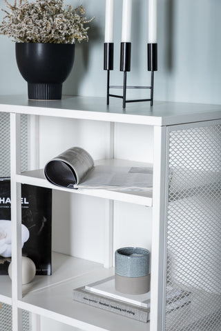 Misha - Bokfodral Mesh - Vit