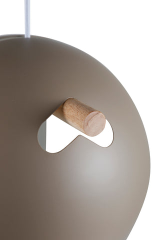 Tubbie Pendellampa D290*H220 Brun