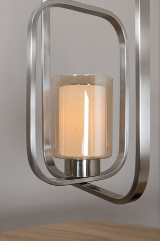 Aludra Pendellampa L340*W120*H460 Nickel