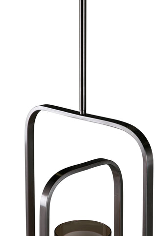 Aludra Pendellampa L340*W120*H460 Nickel