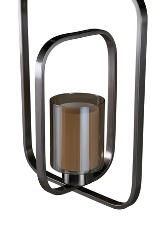 Aludra Pendellampa L340*W120*H460 Nickel