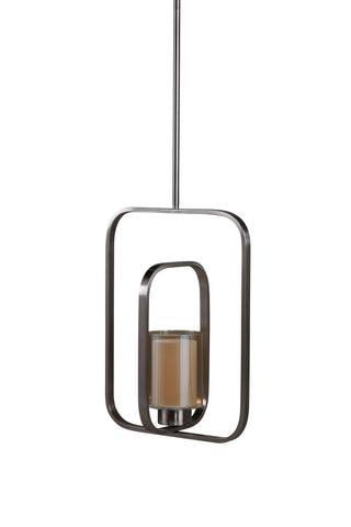 Aludra Pendellampa L340*W120*H460 Nickel