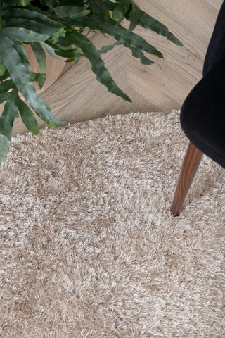 Mattis Polyester Matta - Beige - ø200