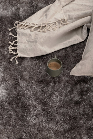 Mattis Polyester Matta - Grå - ø200