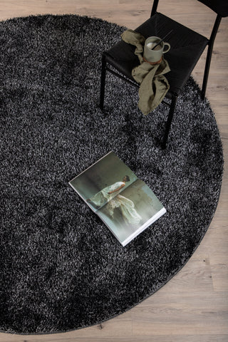 Mattis Polyester Matta - Antracit Grå - ø200