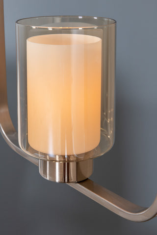 Aludra Pendellampa L340*W120*H340 Nickel