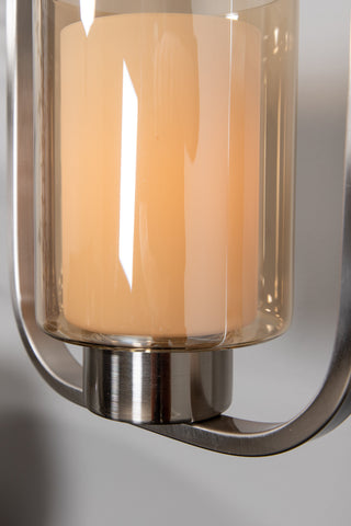 Aludra Pendellampa L220*W120*H340 Nickel