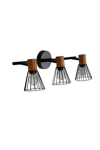 Atticus Vägglampa L485*W165*H150 Svart
