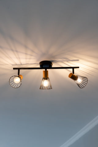 Atticus Vägglampa L485*W165*H150 Svart