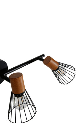 Atticus Vägglampa L485*W165*H150 Svart