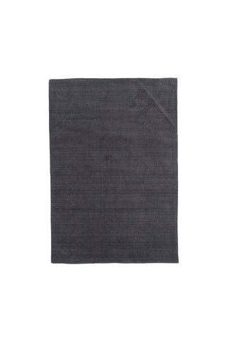 Ulla - Ull / Polyester Matta - Mörkgrå - L160*B230