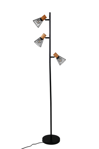 Atticus Golvlampa L240*W200*H1385 Svart