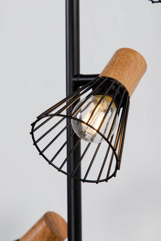 Atticus Golvlampa L240*W200*H1385 Svart