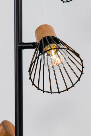 Atticus Golvlampa L240*W200*H1385 Svart