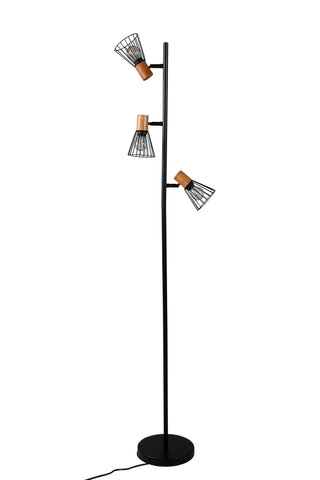 Atticus Golvlampa L240*W200*H1385 Svart