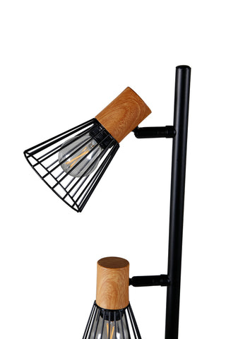 Atticus Golvlampa L240*W200*H1385 Svart